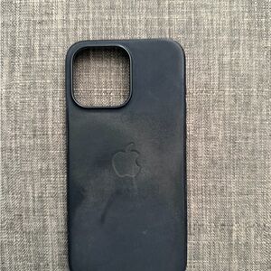 Apple FineWoven Black Case for iPhone 15 Pro Max